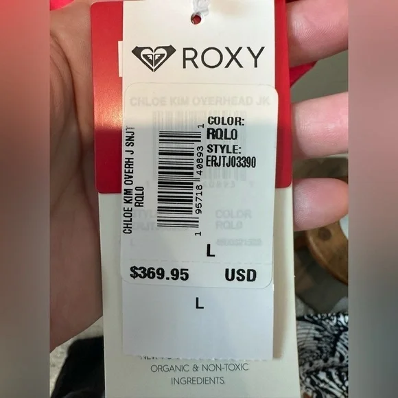 NWT ROXY RED PULLOVER SKI/BOARD JACKET SIZE LARGE - Picture 12 of 15